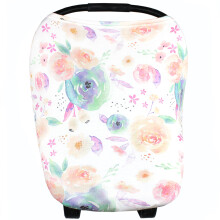 Copper Pearl Baby Car Seat Cover Canopy and Nursing Cover MultiUse Stretchy 5 in 1 Gift Bloom