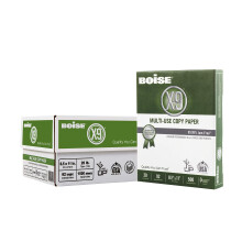 Carta per fotocopie multiuso Boise Paper X-9 - 3 risme da 1.500 fogli | 8,5 x 11 Letter | 92 Bright White - 20 lb.
