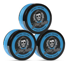 Don Juan Hybrido Pommade 4 Ounce Pack van 3 | Waterbasis | Sterke grip | Hoogglans | Natuurlijke plantenextracten en oceaanmineralen | Zomerse geur v