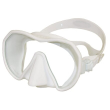 Beuchat Maxlux S Mask (White) for Snorkeling Scuba Diving Freediving