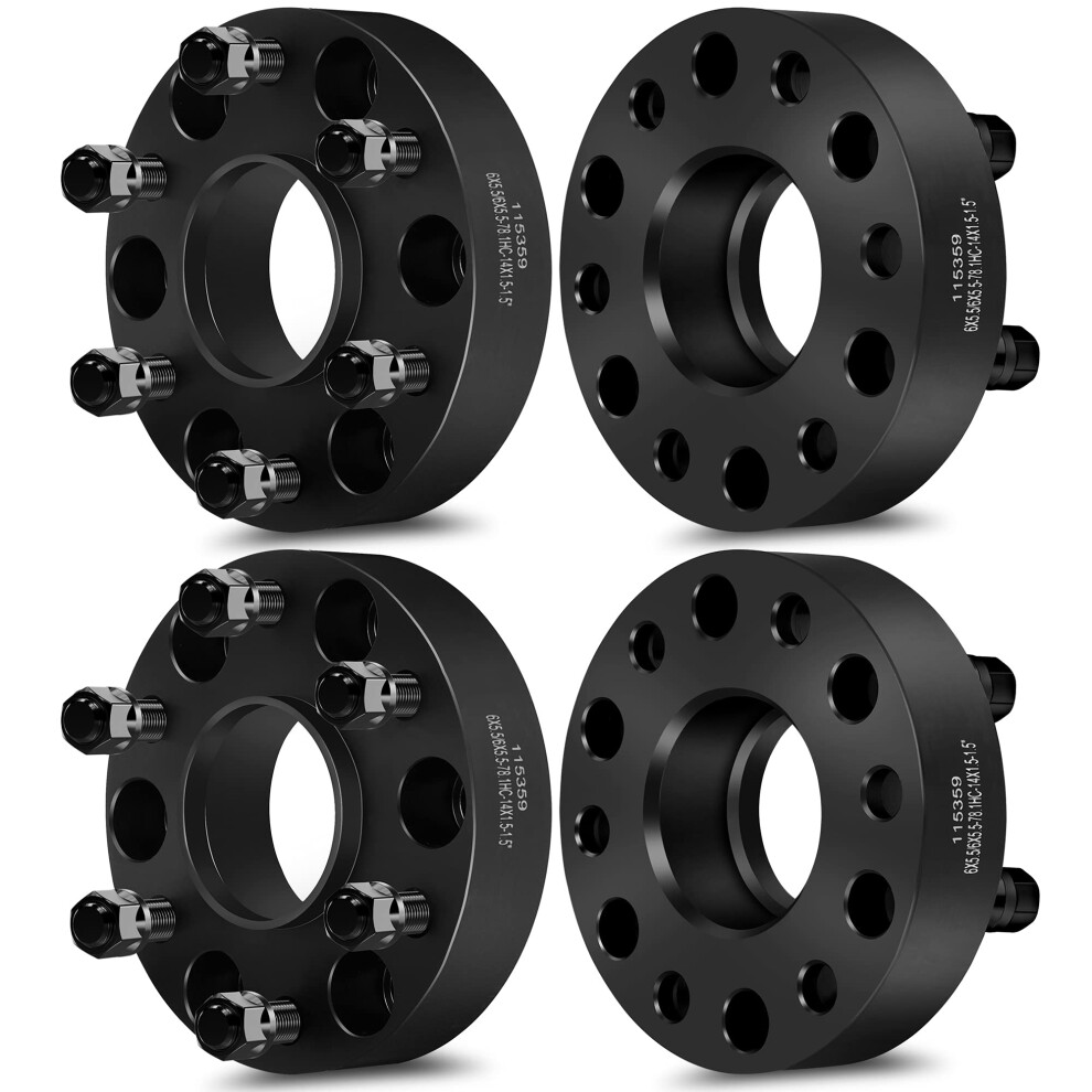 Scitoo 4X 6X5.5 Wheel Spacer Adapters 6 Lug 1.5 Inch 6X5.5 To 14X1.5 S 707427956353