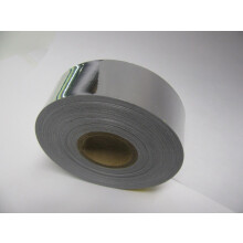 Farebn    chr   mov    p   ska, plastov    vinylov   , samolepiaca (8 palcov x 25 st   p, strieborn   )