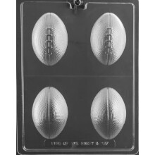 Grandmama's Goodies S127 3D Football Chocolate Candy Soap Mold cu instruc?iuni exclusive de modelare