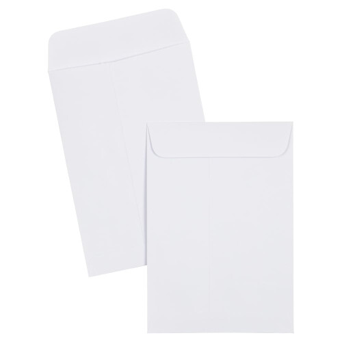JAM PAPER 1 Σαπούνι Ανοιχτού Τέλους Καταλόγων - 4 5/8 x 6 3/4 - Λευκό - 50/Συσκευασία 2