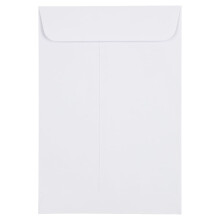 Jam Paper 1 Scarf Open End Catalog -kuvert - 4 5/8 x 6 3/4 - Vit - 50/Pack