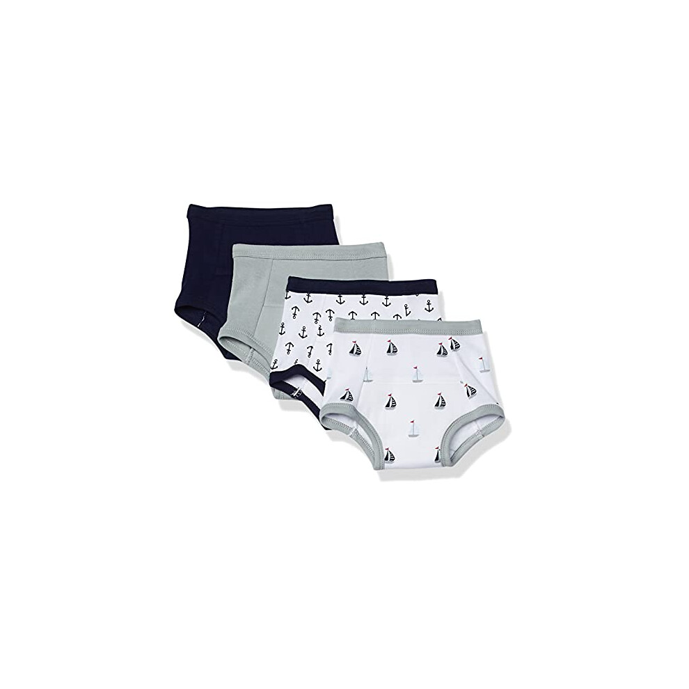 Culotte d'entra   nement unisexe en coton pour b   b    Luvable Friends Anchor 4 Toddler