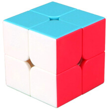 TANCH QIYI Speed Cube 2X2X2 bez n lepiek, magick kocka, puzzle hracka pre deti a dospel ch (farebn )