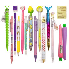 Jollin 12 roztomilch mechanickch tuek Kawaii s gumami a prednmi nplnemi ve smenm stylu