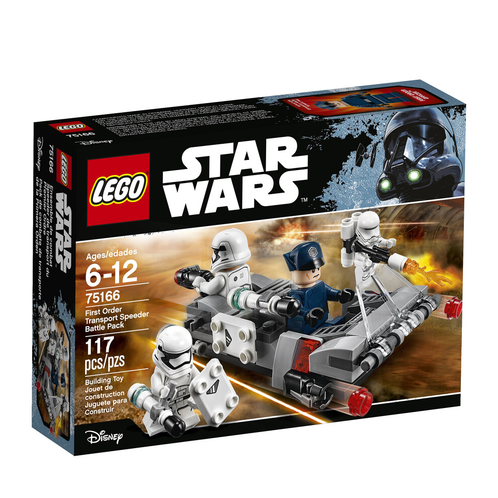 Lego Star Wars First Order Transport Speeder Battle Pack 75166 Buildin