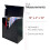 NACH Chicago Matte Black Mailbox  Rust Resistant Wall Mount Mailboxes 3