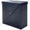 NACH Chicago Matte Black Mailbox  Rust Resistant Wall Mount Mailboxes 1