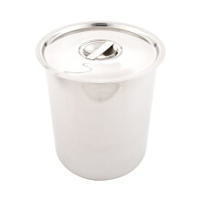 NUR Restaurantware-DECKEL: Met Lux-Deckel fr 8,25 Quart Bain Marie, 1 Edelstahldeckel fr Bain Marie-Topf  Topf mit integriertem Griff, separat erh