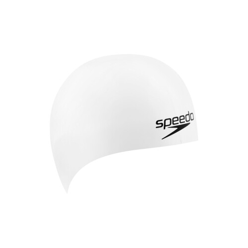 Speedo Speedo Unisex-Ενηλίκων Καπέλο Κολύμβησης Fastskin Ανταγωνισμού Λευκό, Μικρό