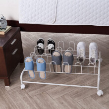 Dormco suprima underbed skoholder med hjul - hvid
