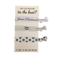 Bridesmaids' Hair Ties and Jewelry Accessory - Unique Gift for the Bridal Party