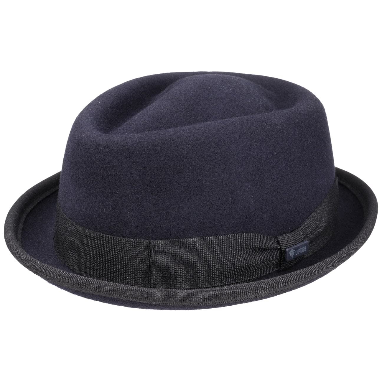 Lipodo Gratus Pork Pie Dames/heren Model Van Wolvilt Made In Italy Fedora Zomer Winter Porkpie Met Ripsband Wolhoed M 56 57 Cm Zwart 1342084560