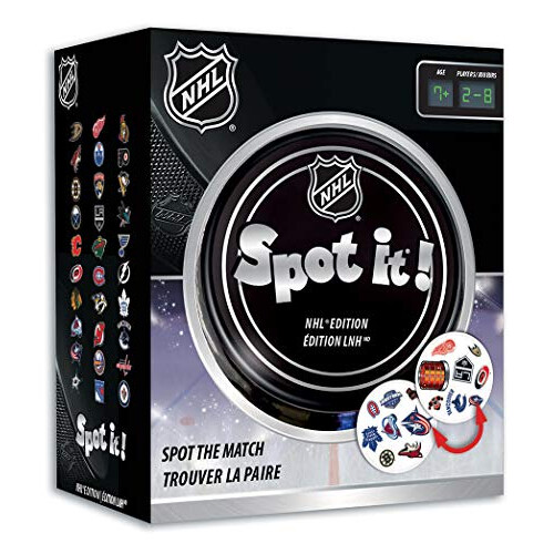 MasterPieces NHL League Version Spot It!, Multi, One Size (41765)