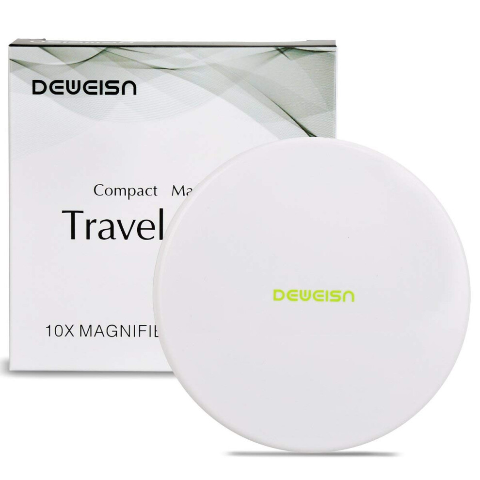 Deweiss Deweisn Magnifying Compact Cosmetic Mirror Elegant Compact Pocket Make