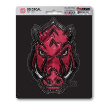 FANMATS 62804 Arkansas Razorbacks 3D-Aufkleber