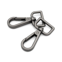 CRAFTMEMORE Crlig de fixare negru mat nchizatoare de homar pivotante Accesorii pentru cleme de po?ta din metal pentru poarta SC21 (1 inch 2 pac