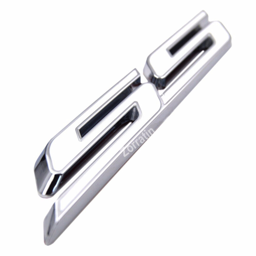 5"" Ss Emblem Badge Plate Decal Self Adhesive For Chevy Impala Cobalt 623478464961