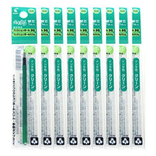 Wklady zelowe Pilot do piσra FriXion Ball 4 Gel Ink Multi Pen 0,5 mm zielony atrament 9 wkladσw Zestaw wartosciowy