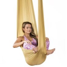 PINC Active Silk Aerial Yoga Altalena e amaca Kit per migliorare la flessibilit? delle inversioni dello yoga e la forza del core - Oro