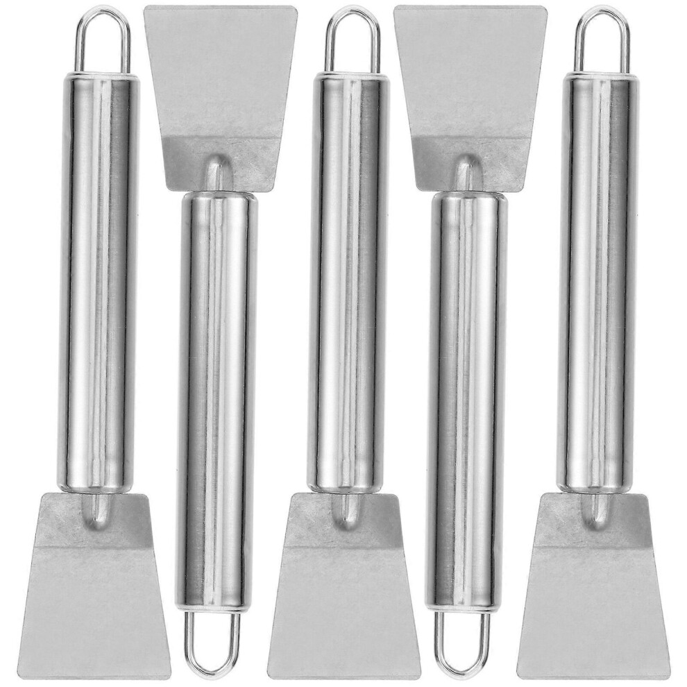 Kricely (As Show, One Size) 5Pcs Freezer Shovel Kitchen Cleaning Spatulas Cleaning Shovels Stainless Steel Ice Shovel