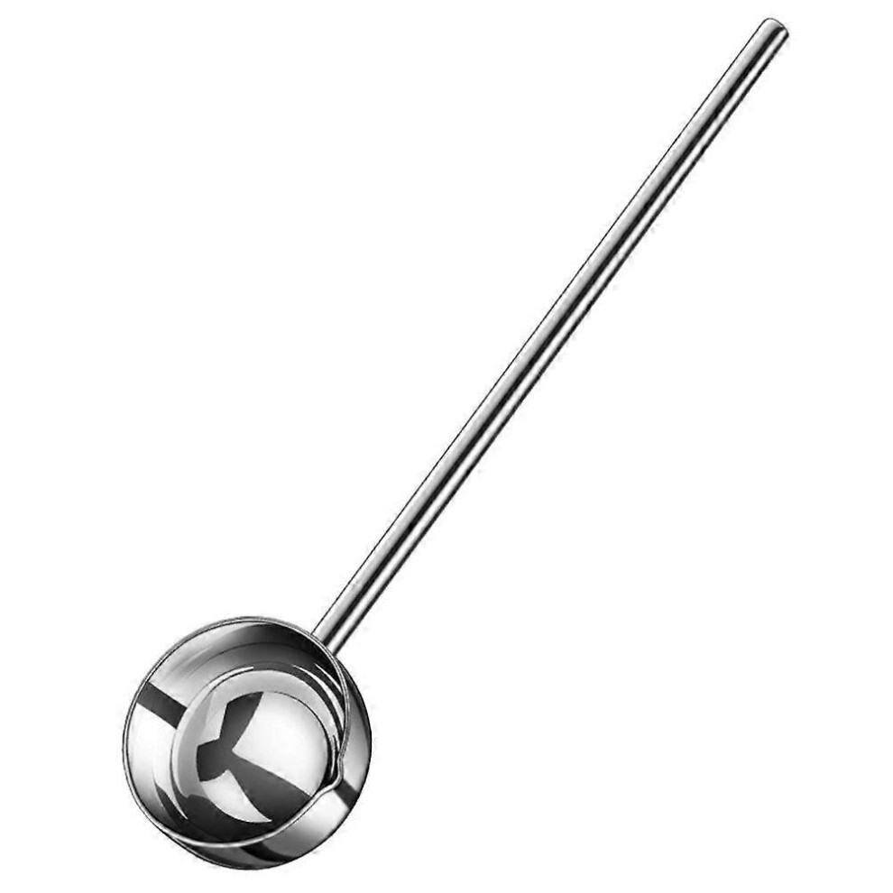 Kricely (As Show, One Size) Stainless Steel Spoon Long Handle Ladle Kitchen Ladle Garden Ladle Soup Scoop Ladle