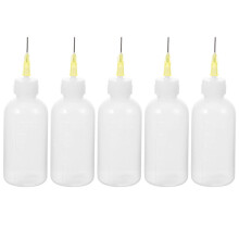 (As show, One size) 5Pcs Pottery Glaze Tool Squeeze Bottles for Pottery Glaze Squeeze Bottle Glaze Bottle with Precision Tip