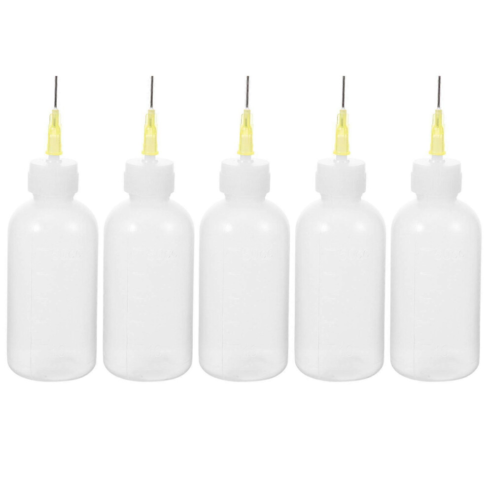 Kricely (As Show, One Size) 5Pcs Pottery Glaze Tool Squeeze Bottles For Pottery Glaze Squeeze Bottle Glaze Bottle With Precision Tip