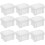 (As show, One size) 10pcs Small Containers with Lids Plastic Box Small Storage Box Plastic Small Storage Box 1