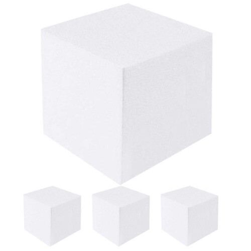 (As show, One size) 4Pcs Creative Shaped Foam Cakes Multi-function Cake Models Gathering Cake Dummies