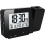 (As show, One size) Led Projector Clock, Digital Alarm Clock Projection Alarm Clock Indoor Temperature 4 Levels Adjustable Brightness Function 1