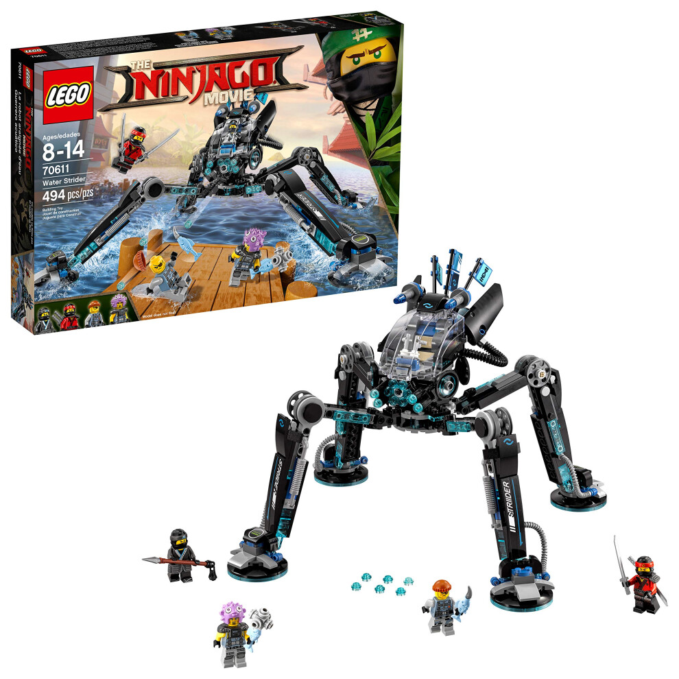 Lego Ninjago Movie Water Strider 70611 Building Kit (494 Piece)-image
