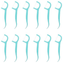(As show, One size) 300Pcs Dental Floss Picks Mint Dental Floss Sticks Oral Care Floss Picks Teeth Cleaning Tools