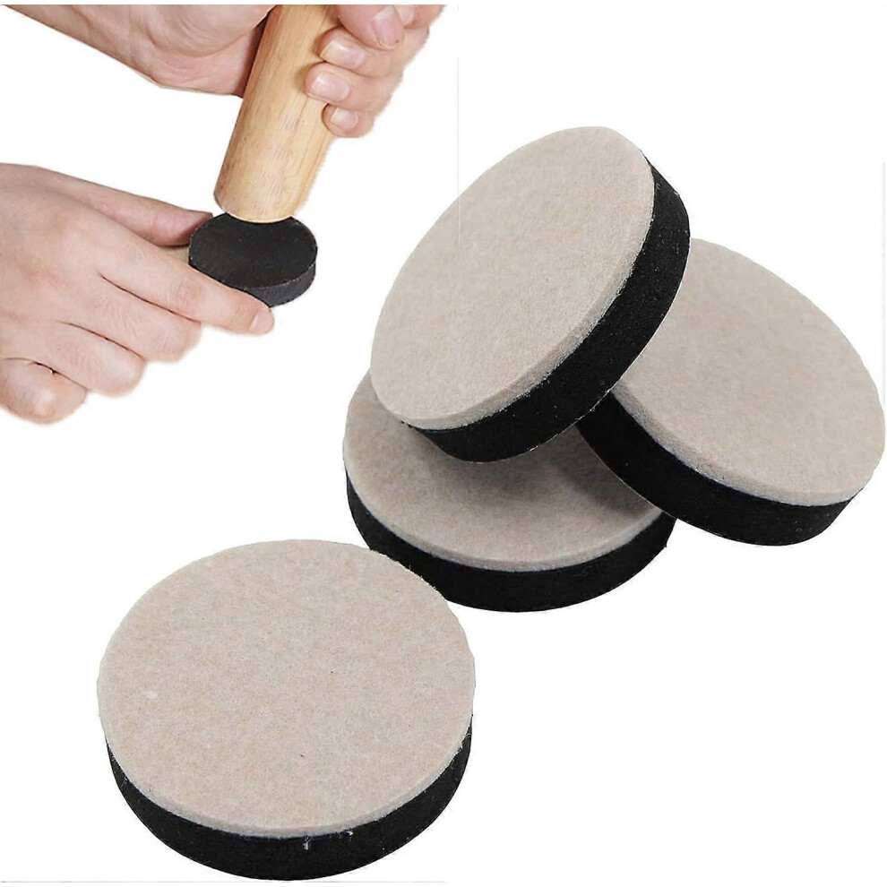 (As Show, One Size) Linjou Pieces Round Furniture Leg Riser, Increase Height Quiet And Wear Resistance 5093442666472
