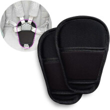 (As show, One size) LINJOU 2 Piece Car Seat  Universal High Chair Crotch Belt Pads for Newborns Infants and Kids (Crotch Pads)