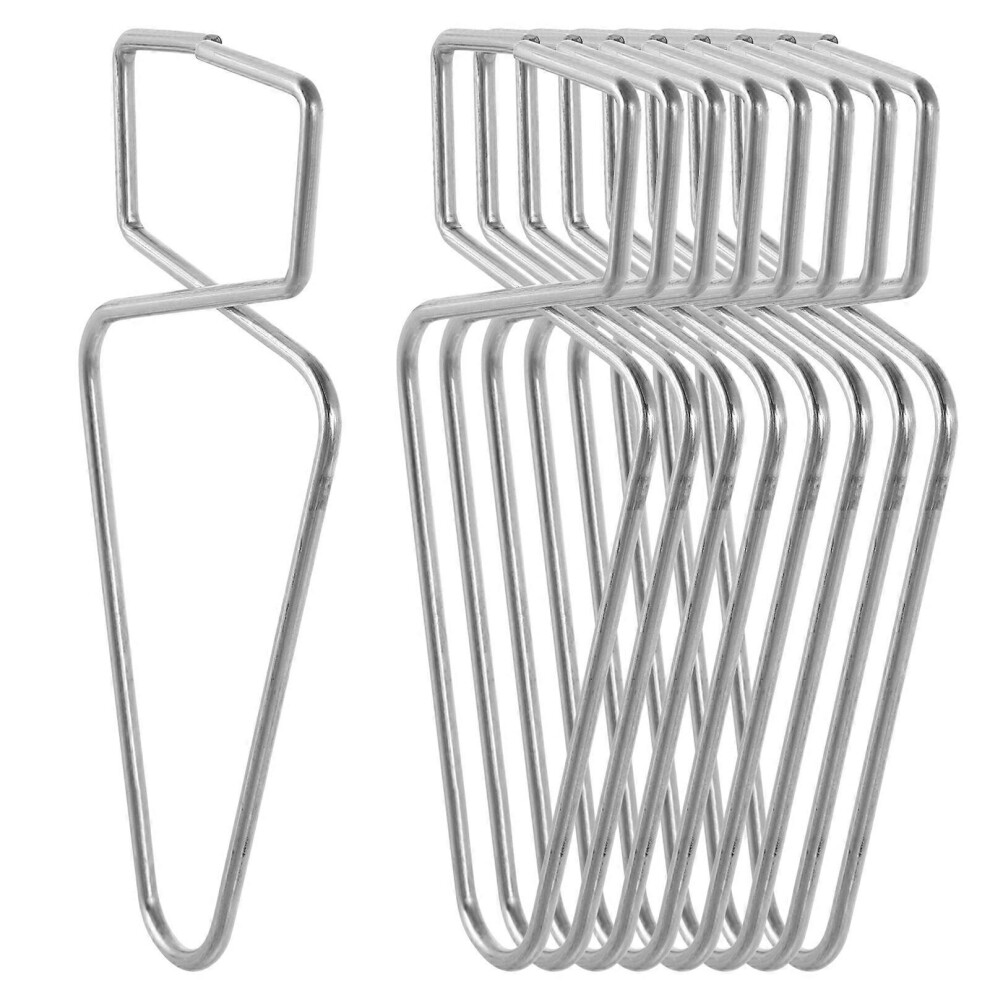 Kricely (As Show, One Size) 100Pcs Ceiling Hook Clips T-Bar Squeeze Hangers Drop Suspended Ceiling Hooks