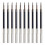 Pentel Αναγλύφοι μελάνης Pentel για στυλό EnerGel, 0.4mm, μαύρο μελάνι, σετ αξίας 1