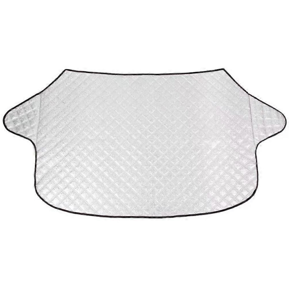 (As Show, One Size) Linjou Car Windshield Snow Cover With 4 Layers Protection Winter Frost Snow Ice Cover Auto Sunshade 5093442610796