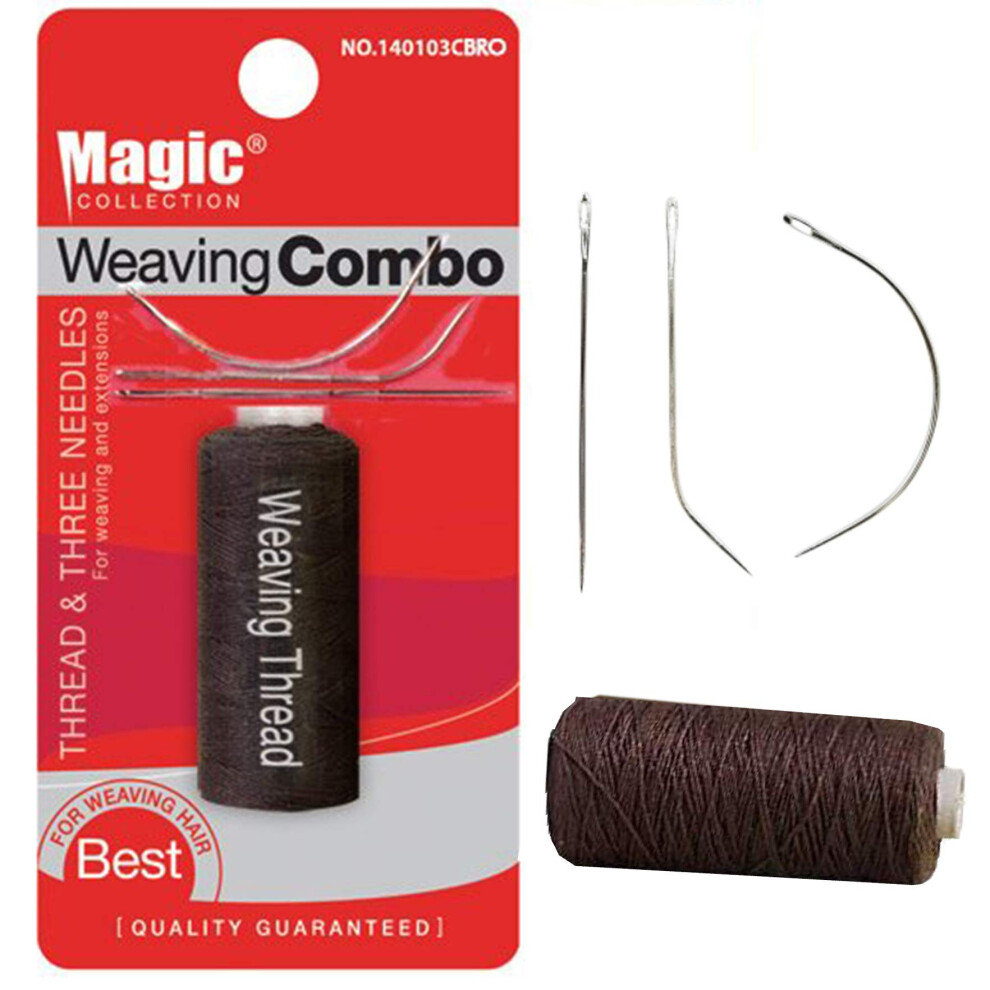 Antwoord Magic Collection Weaving Combo Thread & Needles Set (1-Pack Brown)