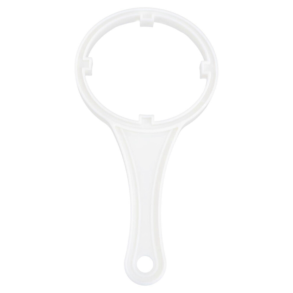 (As Show, One Size) 1Pc Plastic 10 Inch Filter Cartridge Housing Wrench Spanner For Water Purifier (White) 5451560018137