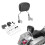 ASD Detachable Chrome Passenger Sissy Bar W/Backrest Pad & 4-Point Doc 1
