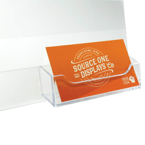SOURCEONE.ORG 4 x 6 Inches Στηριγμάτων Σημάτων με Θήκη Επαγγελματικών Καρτών (24 Πακέτο) 1