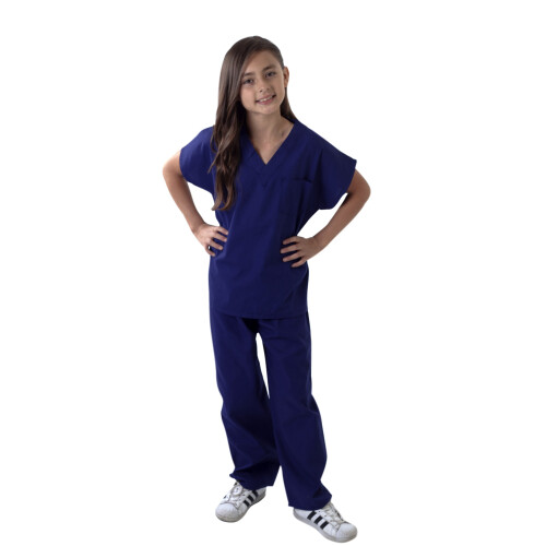 Σετ Σαλονιού Παιδικών Σαμπών Natural Uniforms-Απαλή Υφή (Σκούρο Ναυτικό Μπλε, 4) 1