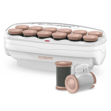 Conair Ceramic 1 12inch Hot Rollers  Super Clips Included  Create Big Bouncy Curls