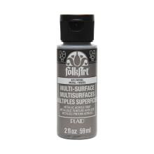 FolkArt Μεταλλική Χρώμα για Πολλές Επιφάνειες (2 oz), Μεταλλικό Νικέλιο