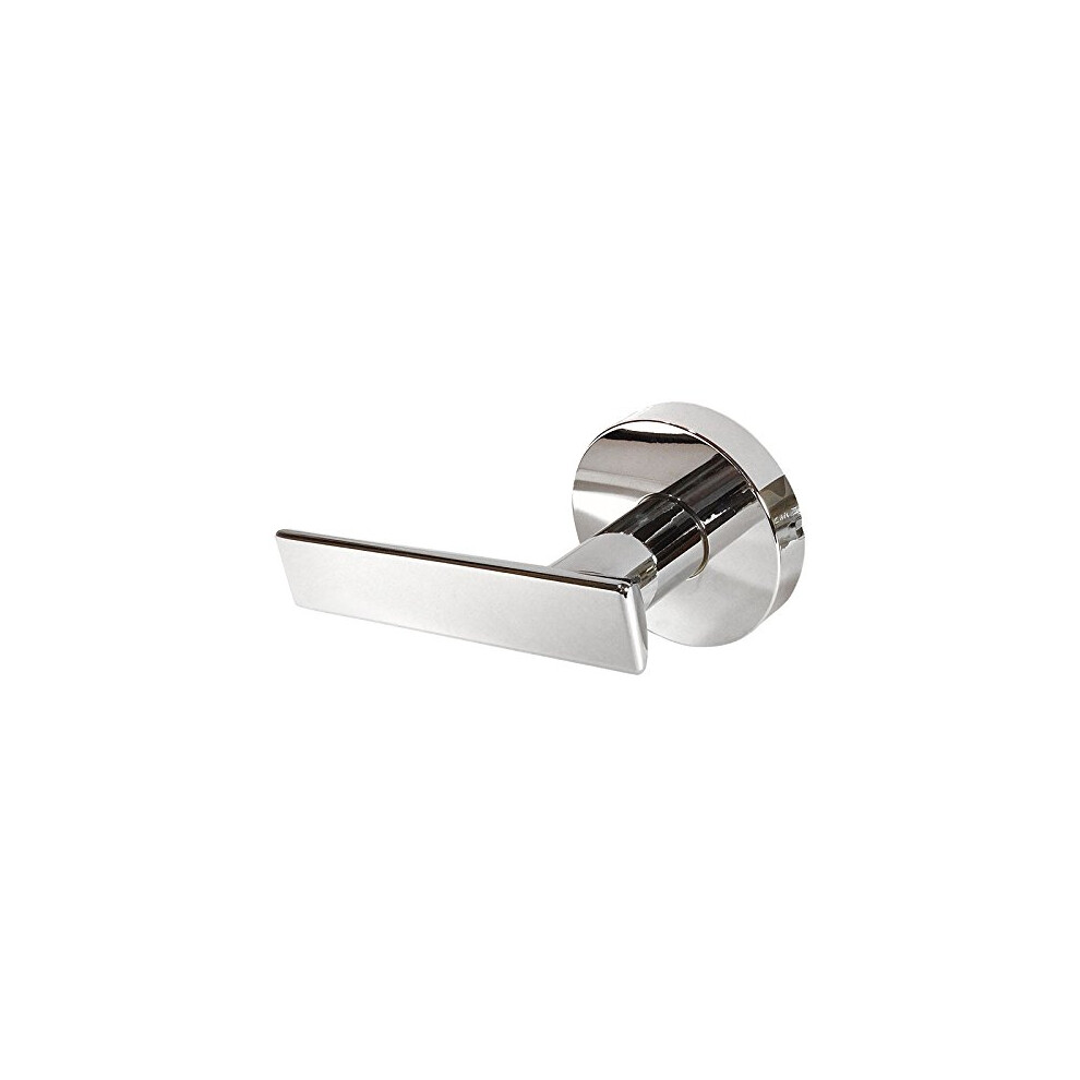 Designers Impressions Laurel Design Contemporary Polished Chome Dummy Euro Door Lever Hardware (Non- Functioning) 609595732091