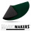 Magic Makers Padr   o Padtion -up de meio c   rculo - Hunter Green (22,5 x 11,5 polegadas) 5